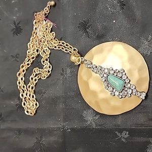 Gold Colored Metal Necklace
